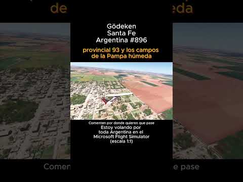 Gödeken, Santa Fe desde el Microsoft Flight Simulator #gödeken #santafe #msfs #joaha45 #argentina