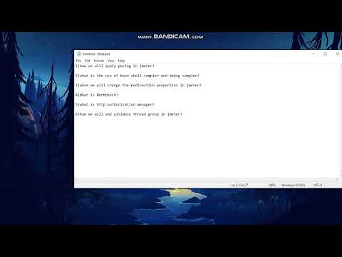 Jmeter script most important interveiw questions