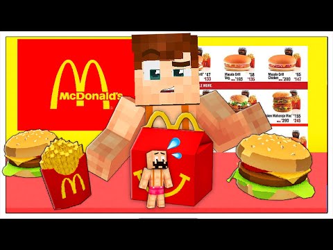 10-Second Hide-and-Seek at McDonald's When You're a Kid! - Minecraft ITA