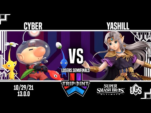 Tripoint Smash 118 - Losers Semifinals - Cyber(Olimar) Vs. Yashill(Zelda)