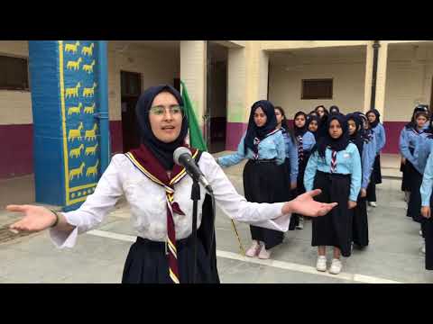 , title : 'بطريقة جميلة .. مراسيم رفع وتحية علم العراق في احد مدارس واسط'