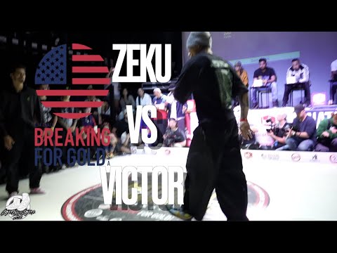 ZEKU vs VICTOR | BBOY SEMI FINAL | BREAKING FOR GOLD NATIONAL CHAMPIONSHIP | #SXSTV