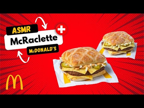 ASMR - McDonald's McRaclette Suisse