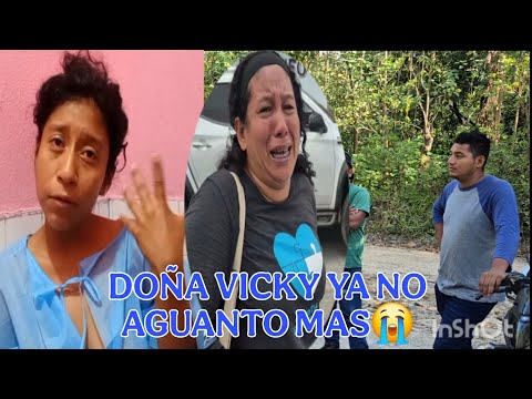 This morning Karina shared this news about Doña Vicky and Maycol can't believe it 😭
