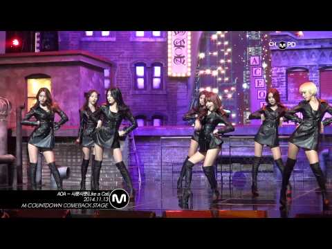 [MPD/직캠] 141113 AOA - 사뿐사뿐(Like a Cat)
