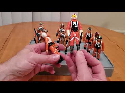 Star Wars Action Figure Comparison: Vintage Kenner to Hasbro: #6 X-Wing Pilots