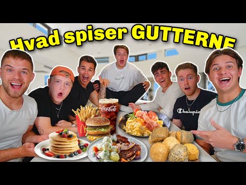 Hvad spiser GUTTERNE på en hel DAG?!