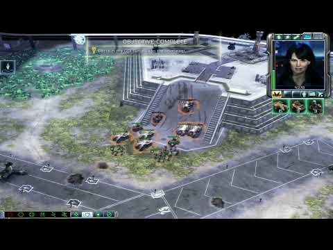 C&C 3 Tiberium Wars GDI Act 1 Mission 2 Langley Air Force Base (no commentary)