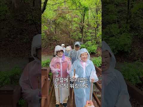 의성군 치매 보듬마을 숲길체험~ #shorts