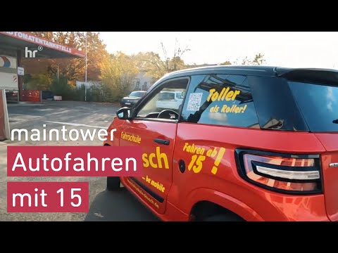 Mit dem Mopedauto zu Schule | maintower