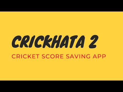 CricKhata2: Cricket Score App