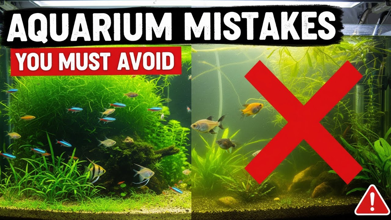 12 mistakes that could RUIN your aquarium