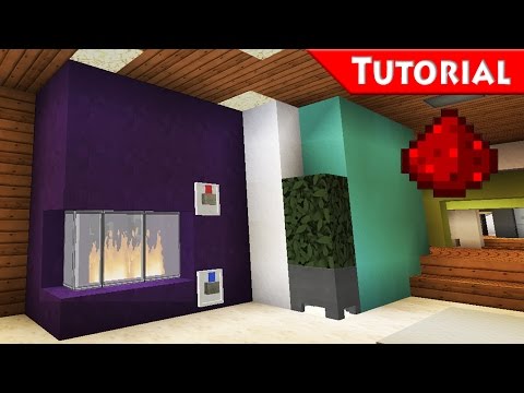 EPIC Minecraft Fireplace Tutorial - Build the Ultimate Modern House Feature!