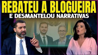 CALOU A BLOGUEIRA DO SBT! PRESIDENTE DO NOVO DESMANTELA NARRATIVA SOBRE ZEMA 