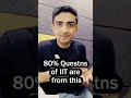 80 Questions Of IIT Exam Are Of This Variety Arvind Sir Vedantu Shorts Viral Viralvideo