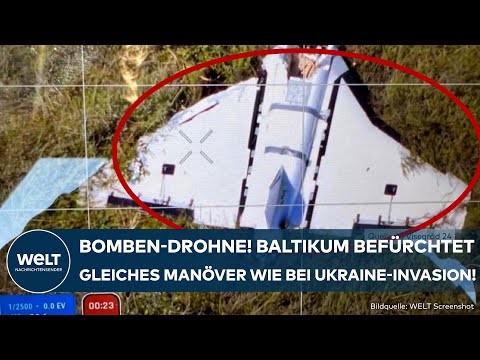 UKRAINE-KRIEG: Litauen alarmiert Nato! Belarussische Drohne mit zwei Kilo Sprengstoff abgestürzt