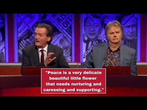 On #HIGNFY, the legendary Feargal Sharkey shares some wise words..#PeaceForAll ????