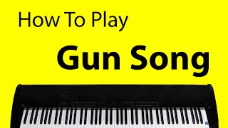 How To Play: Gun Song by The Lumineers (Piano Tutorial)