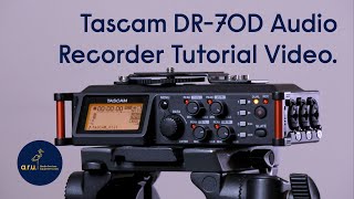Video thumbnail for Tascam DR 70D Tutorial Video by Media Services ARU