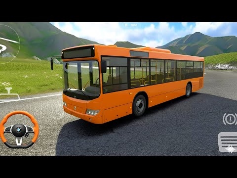 Bus🚍Driving on Death Route 😱 Dangerous Mountain Road Bus Game | Extreme Bus Simulator | Kids Games 