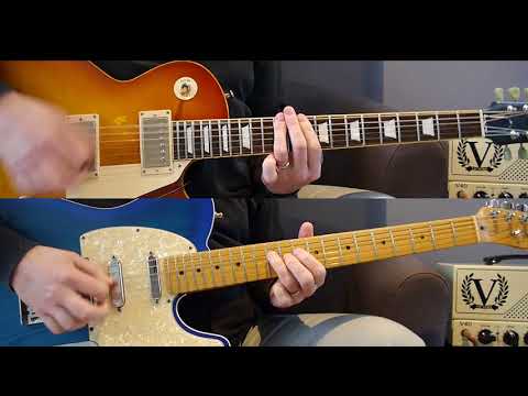 PEARL JAM - "Even Flow" Full Guitar Cover (Stone and Mike Parts)