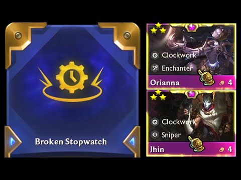 Broken Stopwatch 3 Star Jhin + 3 Star Orianna | TFT Set 6