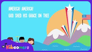 America the Beautiful Song for Kids | American Patriotic Music for Children | The Kiboomers
