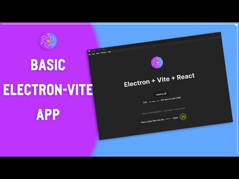 How to create a basic Electron app with Vite and React