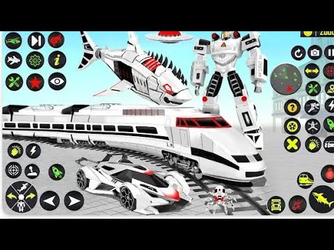 Jet Robot Car Transformation Simulator Android GamePlay