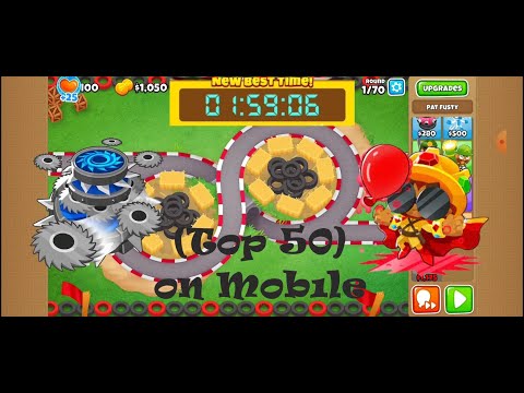 BTD6 Race Starting One Gear Higher on Mobile 1:59.06 (Top 50)