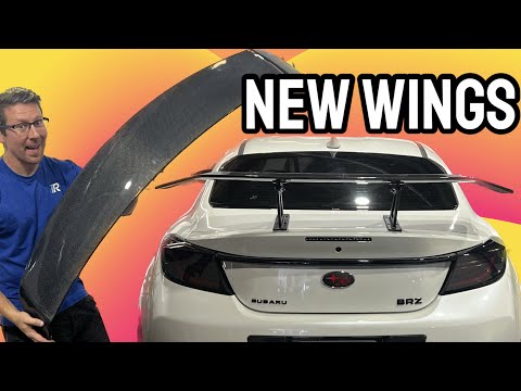New Wings for the 2022+ Subaru  BRZ & Toyota GR86 | Noble Sard, Voltex, & Swan Neck Wings