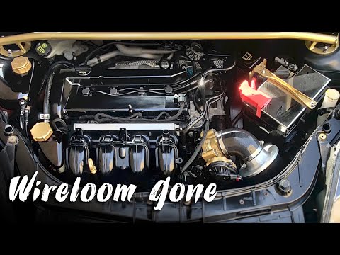 Wiring Loom Tuck on a MK6 Fiesta ST150 for a Clean Looking Engine Bay Made Simple