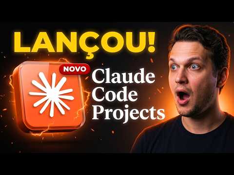 O novo Claude Code Projects é ABSURDO! Vários Claudes trabalhando ao mesmo tempo