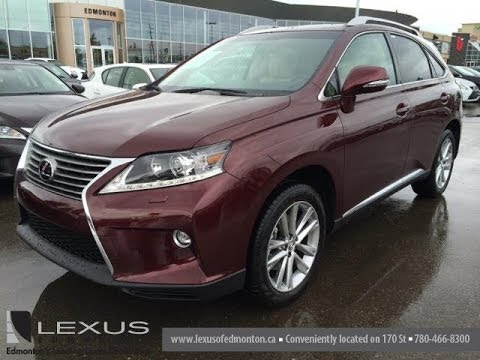 2015 Lexus RX 350 AWD Sportdesign Edition Review - Red on Parchment - Canada