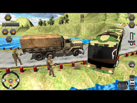 US Army coach bus simulator Early Access game pak Army bus parking game Android game play