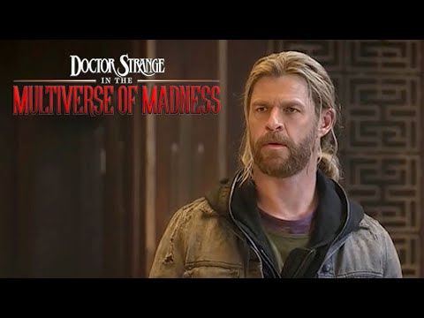 Doctor Strange Meets Triple H Thor Variant in Doctor Strange 2 in the Multiverse of Madness