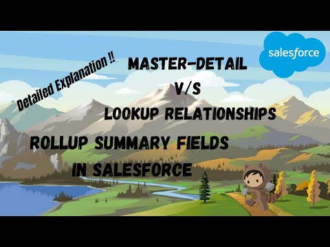 Lookup  And Master-Detail Relationship in Salesforce  |  Rollup Summary Fields In Salesforce
