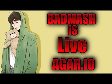 Agario live use badmashyt live to get feed || road to 2200 subscribers