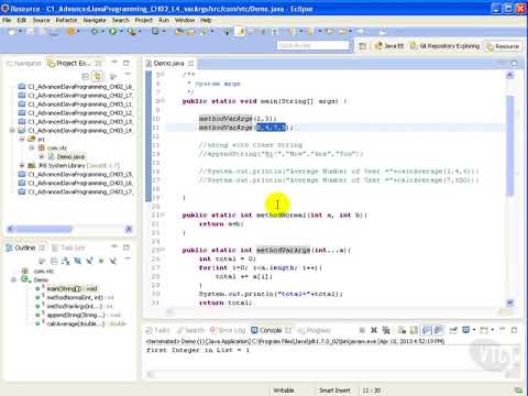 15 Advanced Java Tutorial Varargs