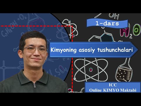 Kimyoning asosiy tushunchalari | 1-dars