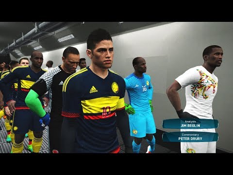 Senegal vs Colombia Full Match | PES Gameplay