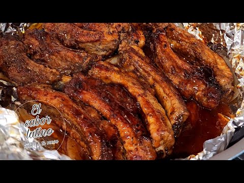 🔴¡Cuando Preparo Estas Costillas Siempre Me Piden la Receta! EN SARTEN👌-El sabor latino