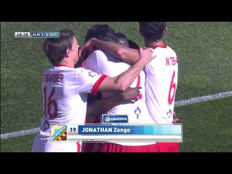 Gol de Zongo (1-0) en el UD Almería - Getafe CF - HD