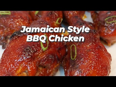 EASY OVEN BBQ CHICKEN || JAMAICAN STYLE || @shareyskitchen