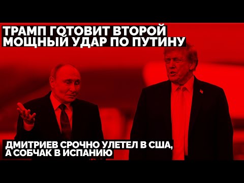 Трамп готовит второй мощный удар по Путину: Дмитриев срочно улетел в США, а Собчак в Испанию