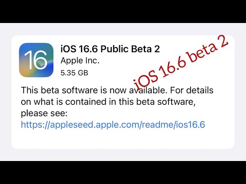 Released iOS 16.6. Public Beta 2! How to Download & install iOS 16.6 public beta 2.