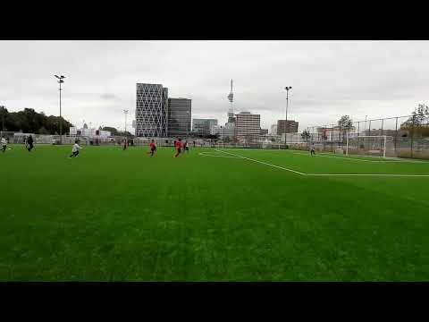 Mooie actie goals  van Reda en Emir  ZSGOWMS jo13-1 tegen AFC jo13-5  7-0  24-09-2022 in Amsterdam