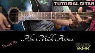 Download lagu ( Kunci Gitar ) Aku milih atimu - James Ap // Tutorial Gitar Pemula mp3