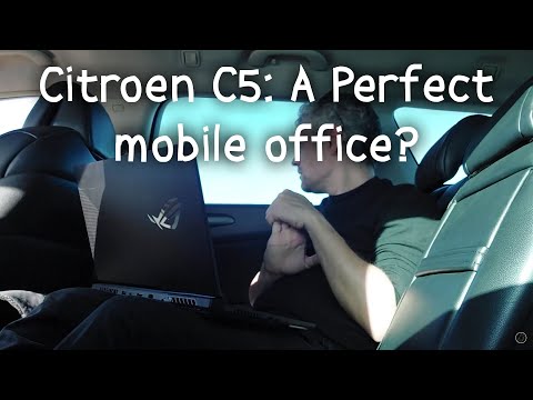The Citroen C5 | Very economical and a perfect mobile office