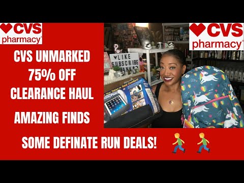RUN 🏃🏽‍♀️ DEAL 75% CVS UNMARKED CLEARANCE HAUL|AWESOME DEALS FOR A FRACTION OF THE COST 😍 Video